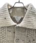 中古・古着 BOTTEGA VENETA (ボッテガベネタ) ケーブルニットカーディガン ベージュ サイズ:L：59800円