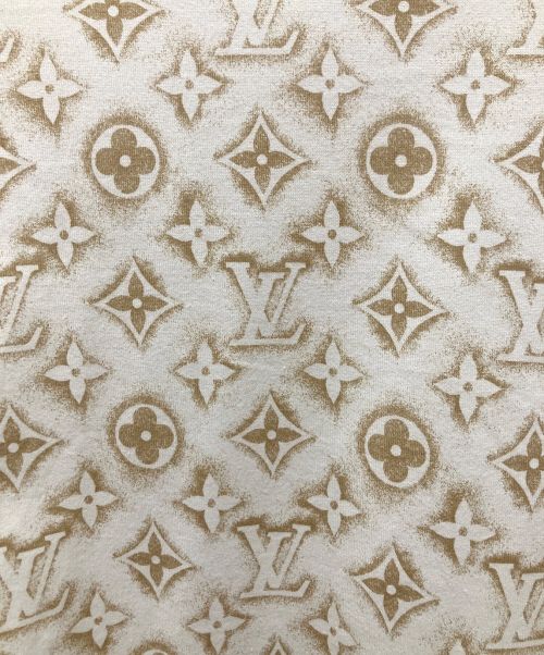 LOUIS VUITTON（ルイ ヴィトン）LOUIS VUITTON (ルイ ヴィトン) モノグラムコットンTシャツ ホワイト×ブラウン サイズ:XLの古着・服飾アイテム