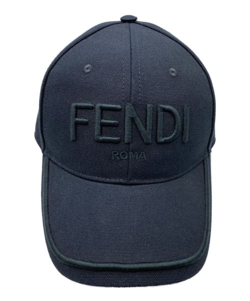 FENDI（フェンディ）FENDI (フェンディ) キャップ ブラック サイズ:59cmの古着・服飾アイテム