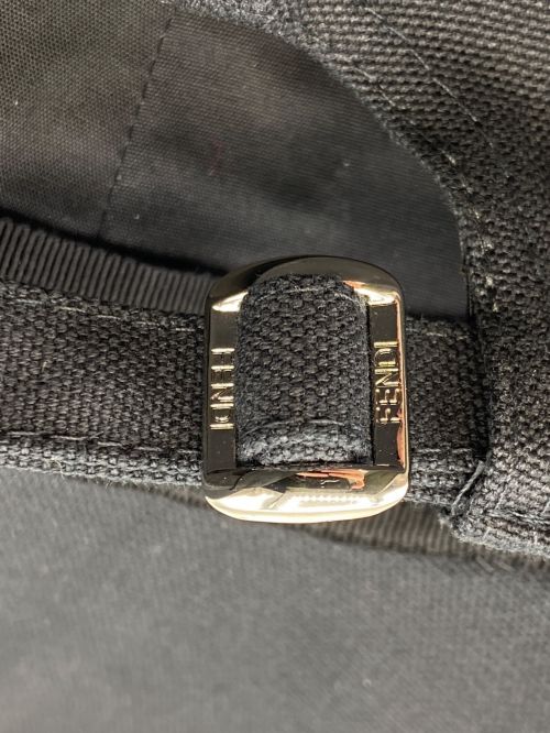 FENDI（フェンディ）FENDI (フェンディ) キャップ ブラック サイズ:59cmの古着・服飾アイテム
