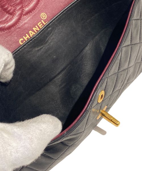 CHANEL（シャネル）CHANEL (シャネル) ダブルフラップマトラッセ ブラック サイズ:23の古着・服飾アイテム