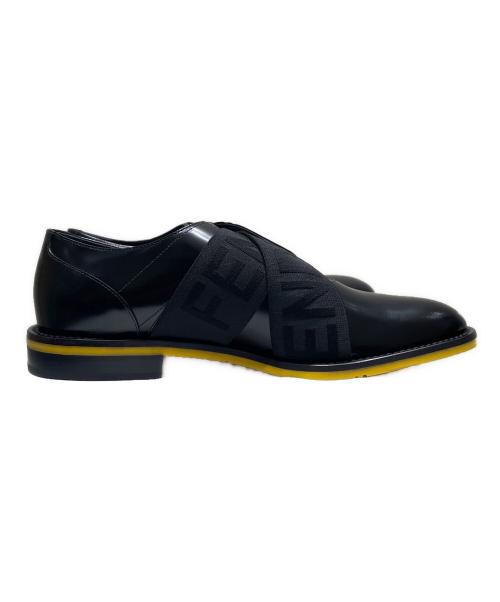 FENDI（フェンディ）FENDI (フェンディ) レザーシューズ ブラック サイズ:8 1/2の古着・服飾アイテム