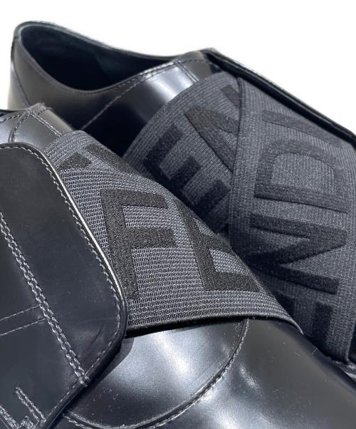 FENDI（フェンディ）FENDI (フェンディ) レザーシューズ ブラック サイズ:8 1/2の古着・服飾アイテム