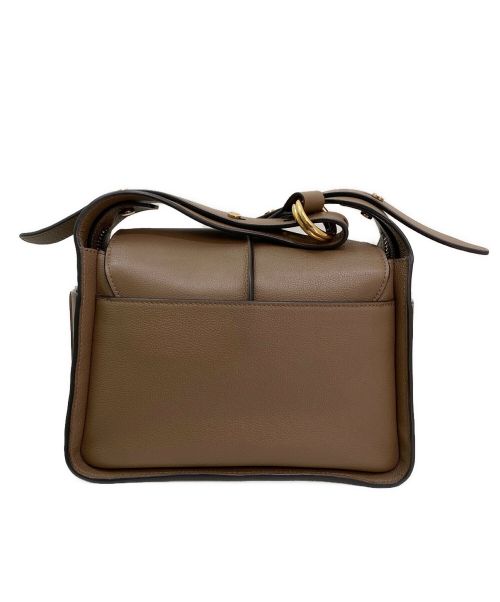 TOD'S（トッズ）TOD'S (トッズ) Tタイムレスレザーバッグミニ ブラウンの古着・服飾アイテム