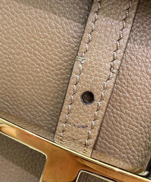 TOD'S（トッズ）TOD'S (トッズ) Tタイムレスレザーバッグミニ ブラウンの古着・服飾アイテム