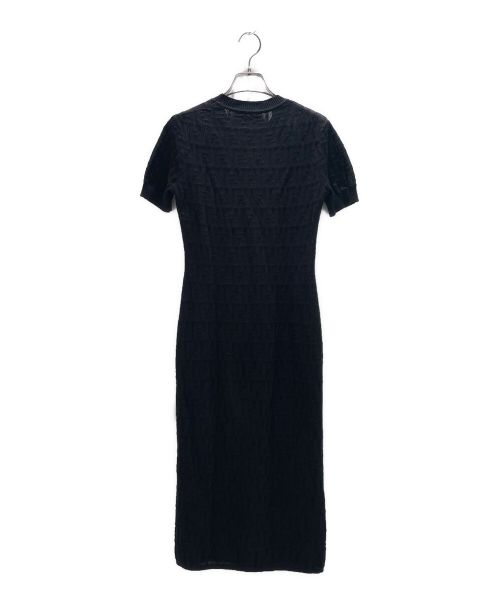 FENDI（フェンディ）FENDI (フェンディ) ズッカ柄ットワンピース ブラック サイズ:36の古着・服飾アイテム