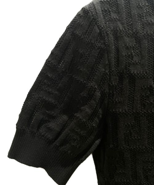 FENDI（フェンディ）FENDI (フェンディ) ズッカ柄ットワンピース ブラック サイズ:36の古着・服飾アイテム