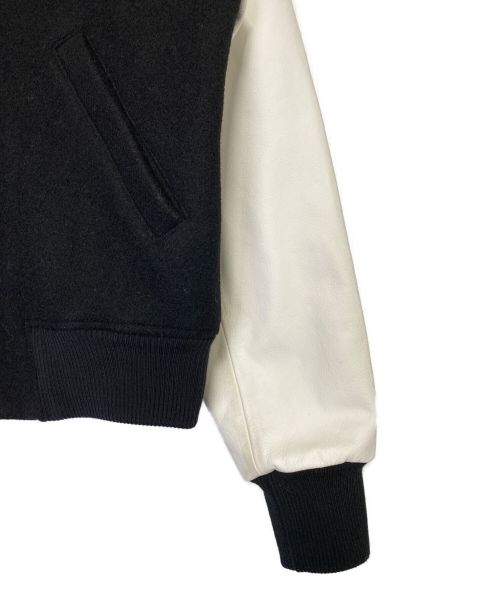 ami（アミ）ami (アミ) Ami de Coeur Patch Teddy Jacket ブラック サイズ:SIZE Sの古着・服飾アイテム