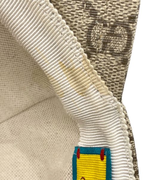 GUCCI（グッチ）GUCCI (グッチ) adidas (アディダス) Double Sided Baseball Hat ブルー×ブラウンの古着・服飾アイテム