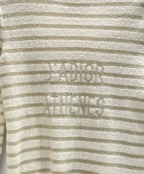 Christian Dior（クリスチャン ディオール）Christian Dior (クリスチャン ディオール) J A DIOR ATHENES MARINIERE ベージュ サイズ:36の古着・服飾アイテム