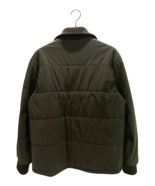 HERMES（エルメス）HERMES (エルメス) Posh Clap Cuir quilted jacket（ポッシュ クラップ キュイール キルティングジャケット） ブラック サイズ:50の古着・服飾アイテム