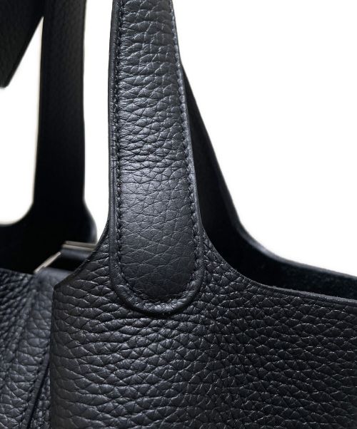 HERMES（エルメス）HERMES (エルメス) ピコタンロック PM ブラック サイズ:PM 未使用品の古着・服飾アイテム