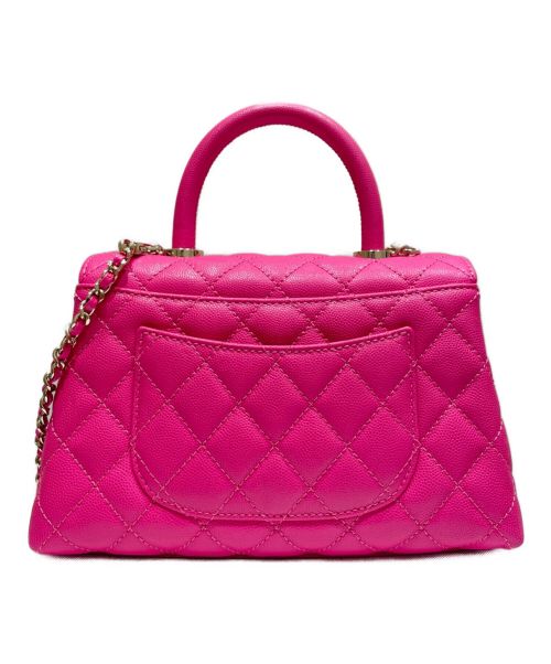 CHANEL（シャネル）CHANEL (シャネル) ココハンドル 24 ピンク サイズ:24/XS 未使用品の古着・服飾アイテム