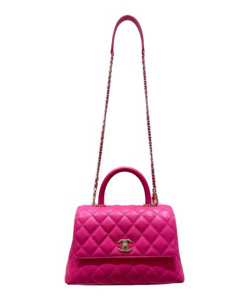 CHANEL（シャネル）CHANEL (シャネル) ココハンドル 24 ピンク サイズ:24/XS 未使用品の古着・服飾アイテム