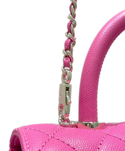 CHANEL（シャネル）CHANEL (シャネル) ココハンドル 24 ピンク サイズ:24/XS 未使用品の古着・服飾アイテム