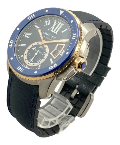 Cartier（カルティエ）Cartier (カルティエ) カリブル・ドゥ・カルティエ・ダイバー 青文字盤 サイズ:42㎜の古着・服飾アイテム