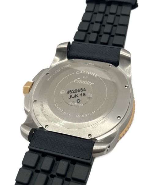 Cartier（カルティエ）Cartier (カルティエ) カリブル・ドゥ・カルティエ・ダイバー 青文字盤 サイズ:42㎜の古着・服飾アイテム