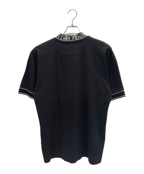 FENDI（フェンディ）FENDI (フェンディ) ズッカ柄ハイネックカットソー ブラック サイズ:Mの古着・服飾アイテム