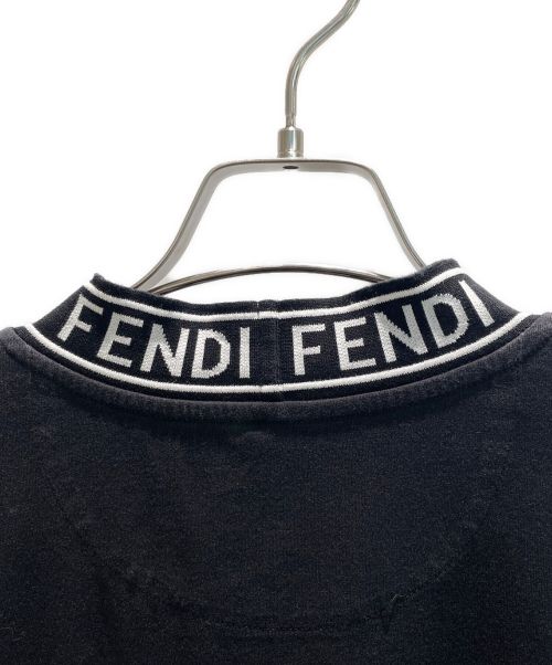 FENDI（フェンディ）FENDI (フェンディ) ズッカ柄ハイネックカットソー ブラック サイズ:Mの古着・服飾アイテム