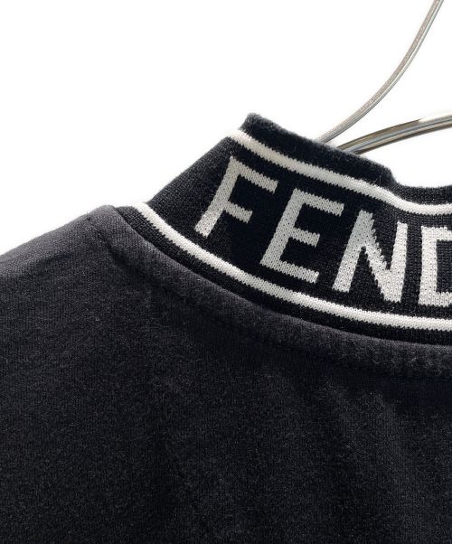 FENDI（フェンディ）FENDI (フェンディ) ズッカ柄ハイネックカットソー ブラック サイズ:Mの古着・服飾アイテム
