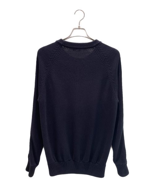 Dior（ディオール）Dior (ディオール) オブリーク コットン ニット ネイビー サイズ:Sの古着・服飾アイテム