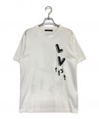 LOUIS VUITTONルイ ヴィトン）の古着「フロウティングプリントTシャツ」｜ホワイト