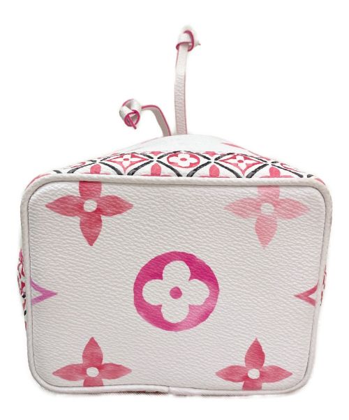 LOUIS VUITTON（ルイ ヴィトン）LOUIS VUITTON (ルイ ヴィトン) バイ・ザ・プール ナノ・ノエ ピンク×ホワイトの古着・服飾アイテム