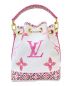 LOUIS VUITTON (ルイ ヴィトン) バイ・ザ・プール ナノ・ノエ ピンク×ホワイト：258000円