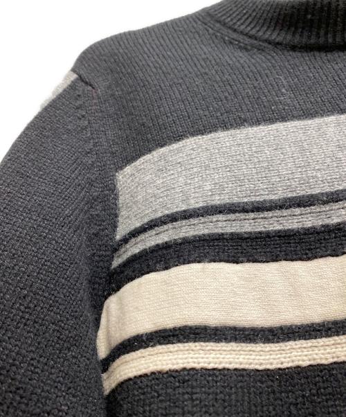 LOUIS VUITTON（ルイ ヴィトン）LOUIS VUITTON (ルイ ヴィトン) カシミヤLVロゴセーター ブラック サイズ:Lの古着・服飾アイテム
