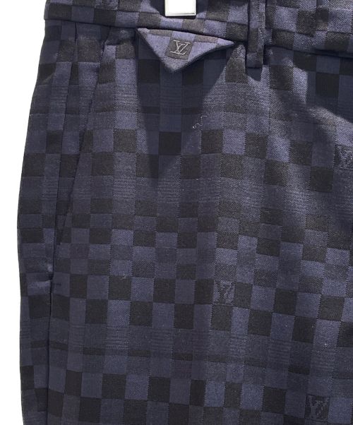 LOUIS VUITTON（ルイ ヴィトン）LOUIS VUITTON (ルイ ヴィトン) ダミエシガレットパンツ ネイビー サイズ:42の古着・服飾アイテム
