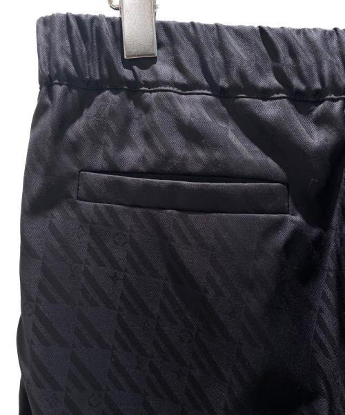 LOUIS VUITTON（ルイ ヴィトン）LOUIS VUITTON (ルイ ヴィトン) ダミエナイロンドローストリングパンツ ブラック サイズ:40の古着・服飾アイテム