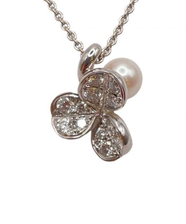 hippoラスト１本＊ミキモト【未使用】四葉＆三葉ネックレス＊①の取引です 中古・古着通販】MIKIMOTO (ミキモト) Fortune Leaves Collection