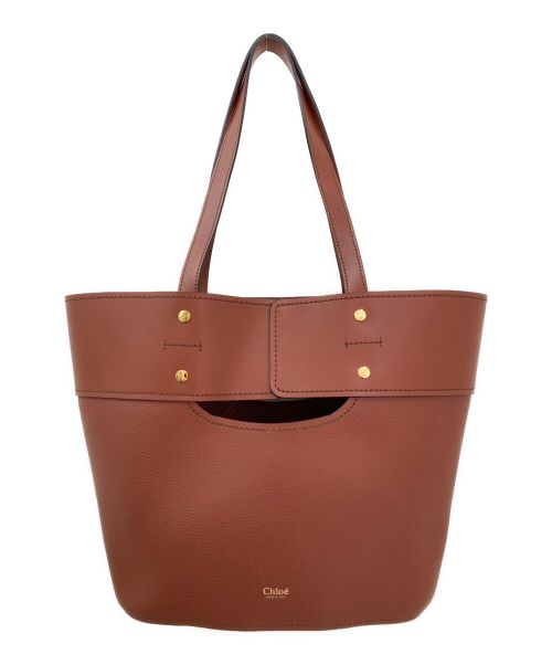Chloe（クロエ）Chloe (クロエ) ABY トートバッグ ブラウンの古着・服飾アイテム