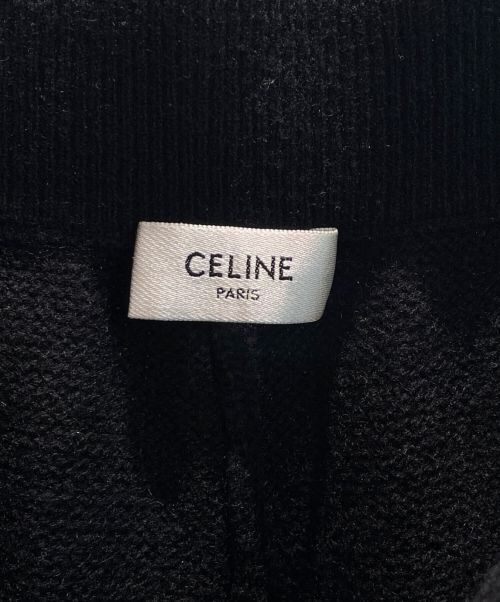 CELINE（セリーヌ）CELINE (セリーヌ) カシミアニットパンツ ブラック サイズ:Mの古着・服飾アイテム