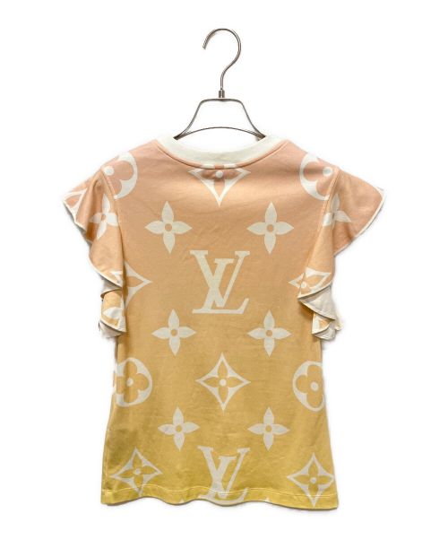 LOUIS VUITTON（ルイ ヴィトン）LOUIS VUITTON (ルイ ヴィトン) グラデーションモノグラムチェーンネックTシャツ オレンジ サイズ:XSの古着・服飾アイテム