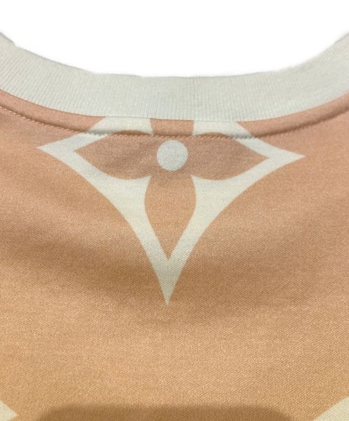 LOUIS VUITTON（ルイ ヴィトン）LOUIS VUITTON (ルイ ヴィトン) グラデーションモノグラムチェーンネックTシャツ オレンジ サイズ:XSの古着・服飾アイテム