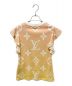 LOUIS VUITTON (ルイ ヴィトン) グラデーションモノグラムチェーンネックTシャツ オレンジ サイズ:XS：45000円