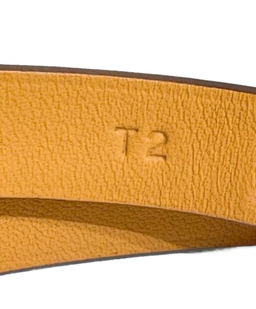 HERMES（エルメス）HERMES (エルメス) レザーブレスレットミニケリー イエロー サイズ:T2の古着・服飾アイテム
