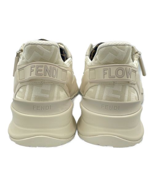 FENDI（フェンディ）FENDI (フェンディ) FLOW スニーカー アイボリー サイズ:8の古着・服飾アイテム