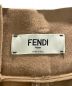 中古・古着 FENDI (フェンディ) カリグラフィー ズッカ ウールパンツ ベージュ サイズ:38：49800円
