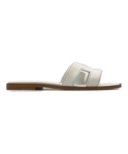 HERMES（エルメス）HERMES (エルメス) オランサンダル ホワイト サイズ:36の古着・服飾アイテム