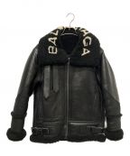 BALENCIAGAバレンシアガ）の古着「Shearling Bombadier」｜ブラック