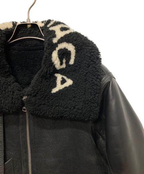 BALENCIAGA（バレンシアガ）BALENCIAGA (バレンシアガ) Shearling Bombadier ブラック サイズ:36の古着・服飾アイテム