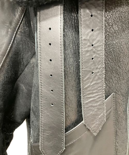 BALENCIAGA（バレンシアガ）BALENCIAGA (バレンシアガ) Shearling Bombadier ブラック サイズ:36の古着・服飾アイテム