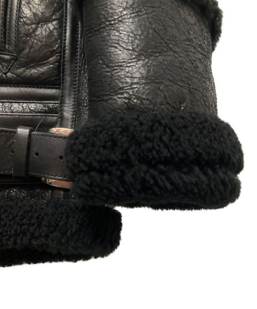 BALENCIAGA（バレンシアガ）BALENCIAGA (バレンシアガ) Shearling Bombadier ブラック サイズ:36の古着・服飾アイテム