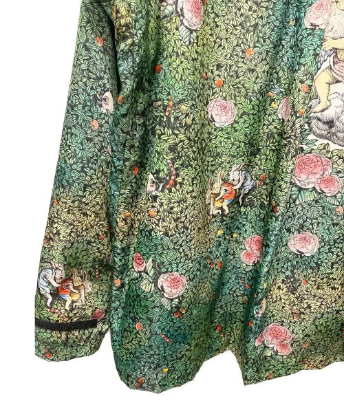 GUCCI（グッチ）GUCCI (グッチ) HIGUCHIYUKO (ヒグチユウコ) ナイロン ジャケット グリーン サイズ:42の古着・服飾アイテム