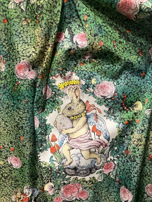 GUCCI（グッチ）GUCCI (グッチ) HIGUCHIYUKO (ヒグチユウコ) ナイロン ジャケット グリーン サイズ:42の古着・服飾アイテム