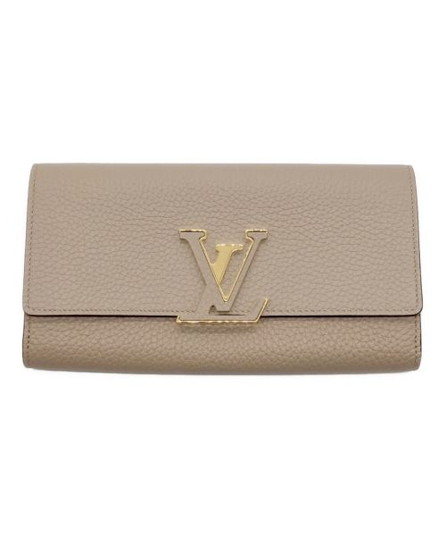 LOUIS VUITTON（ルイ ヴィトン）LOUIS VUITTON (ルイ ヴィトン) ポリトフォイユ カプシーヌ ベージュ 未使用品の古着・服飾アイテム