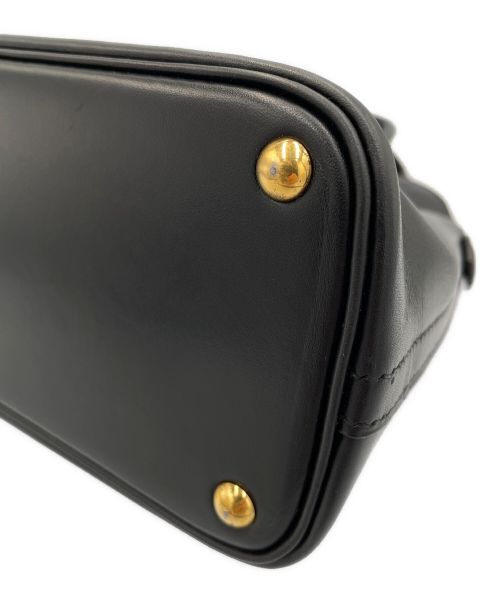 HERMES（エルメス）HERMES (エルメス) ボリード 25/ゴールド金具/ボックスカーフ/ブラック/〇W刻印 ブラック×ゴールド金具 サイズ:25の古着・服飾アイテム