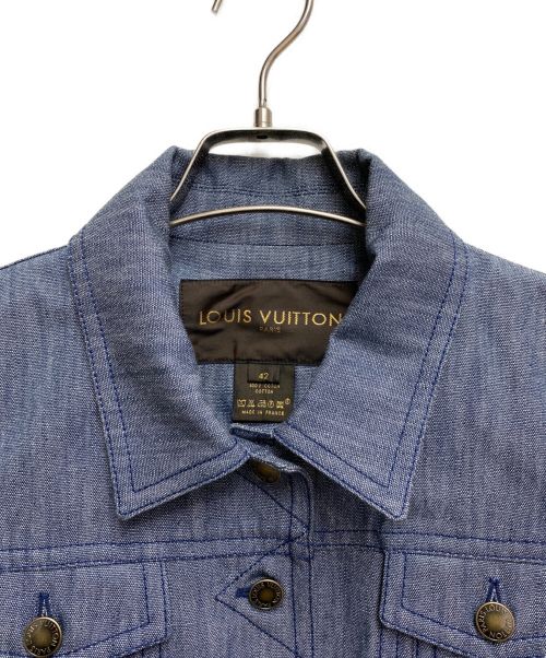 LOUIS VUITTON（ルイ ヴィトン）LOUIS VUITTON (ルイ ヴィトン) デニムジャケット スカイブルー サイズ:42の古着・服飾アイテム